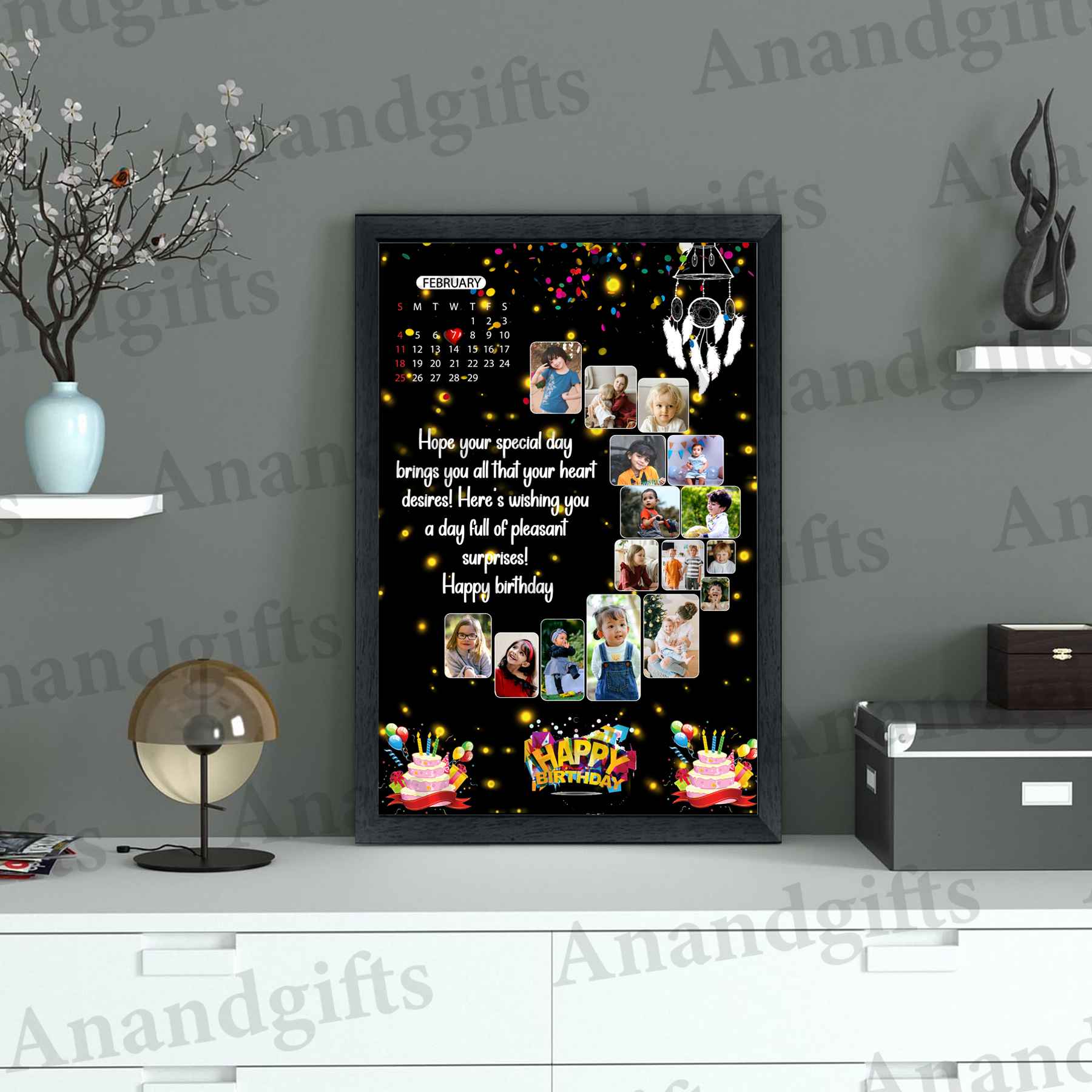 Multiple Photos Birthday Frame – Celebrate Special Moments Together Multiple Photos Birthday Frame – Celebrate Special Moments Together