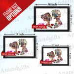Personalized Couple Collage Frame with Multiple Photos – A Gift of Love