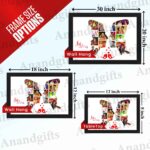 Romantic Couple Collage Frame – Personalized with Your Photos
