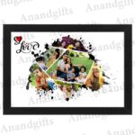 Heartfelt Memories – 6 Photo Collage Frame for Anniversary & Valentine’s Day