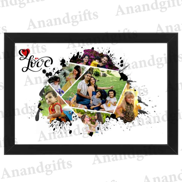 Heartfelt Memories – 6 Photo Collage Frame for Anniversary & Valentine’s Day