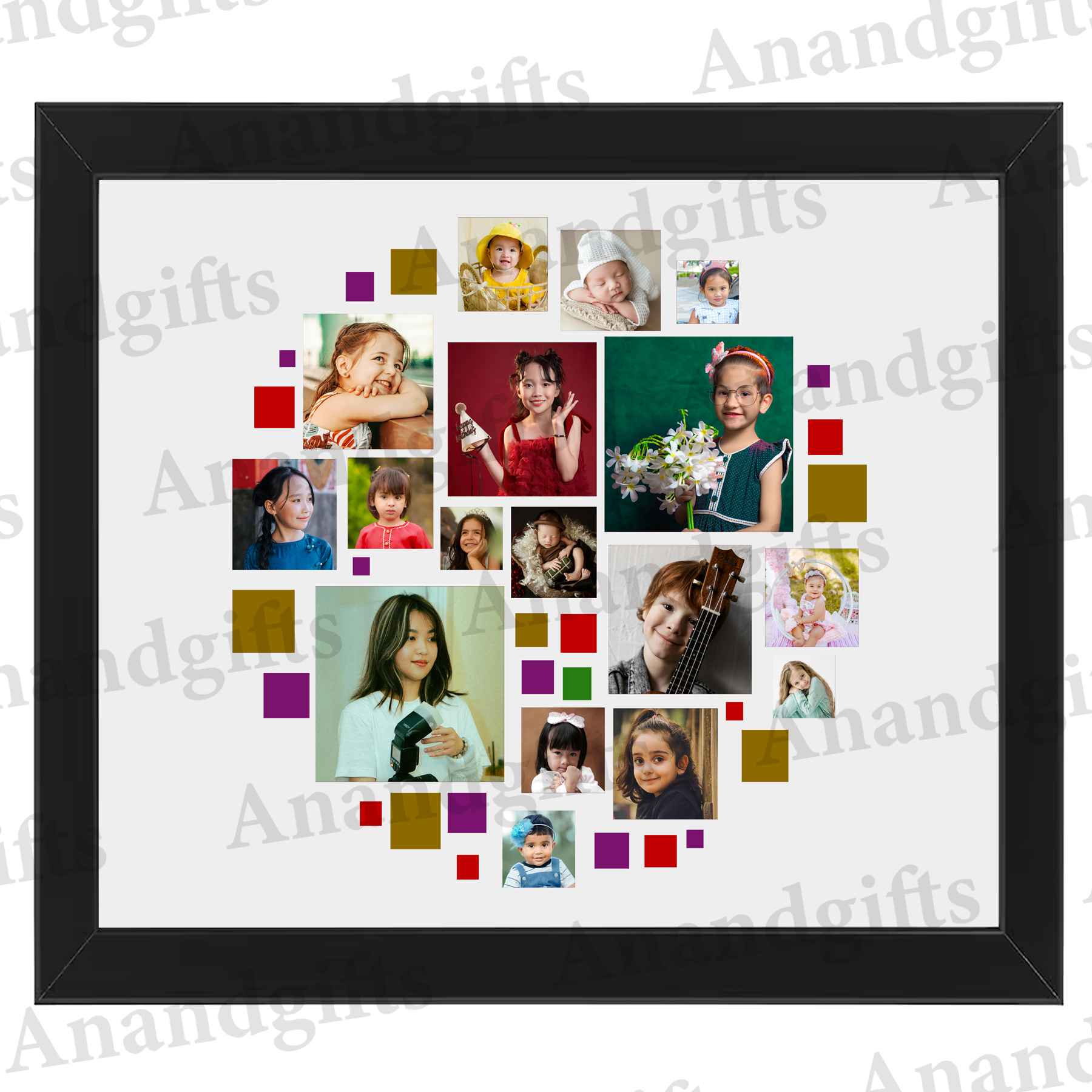 Round Memories Collage Frame – Perfect Gift for All Occasions