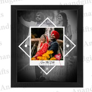 Save the Date – Stylish Personalized Photo Frame for Your Special Day