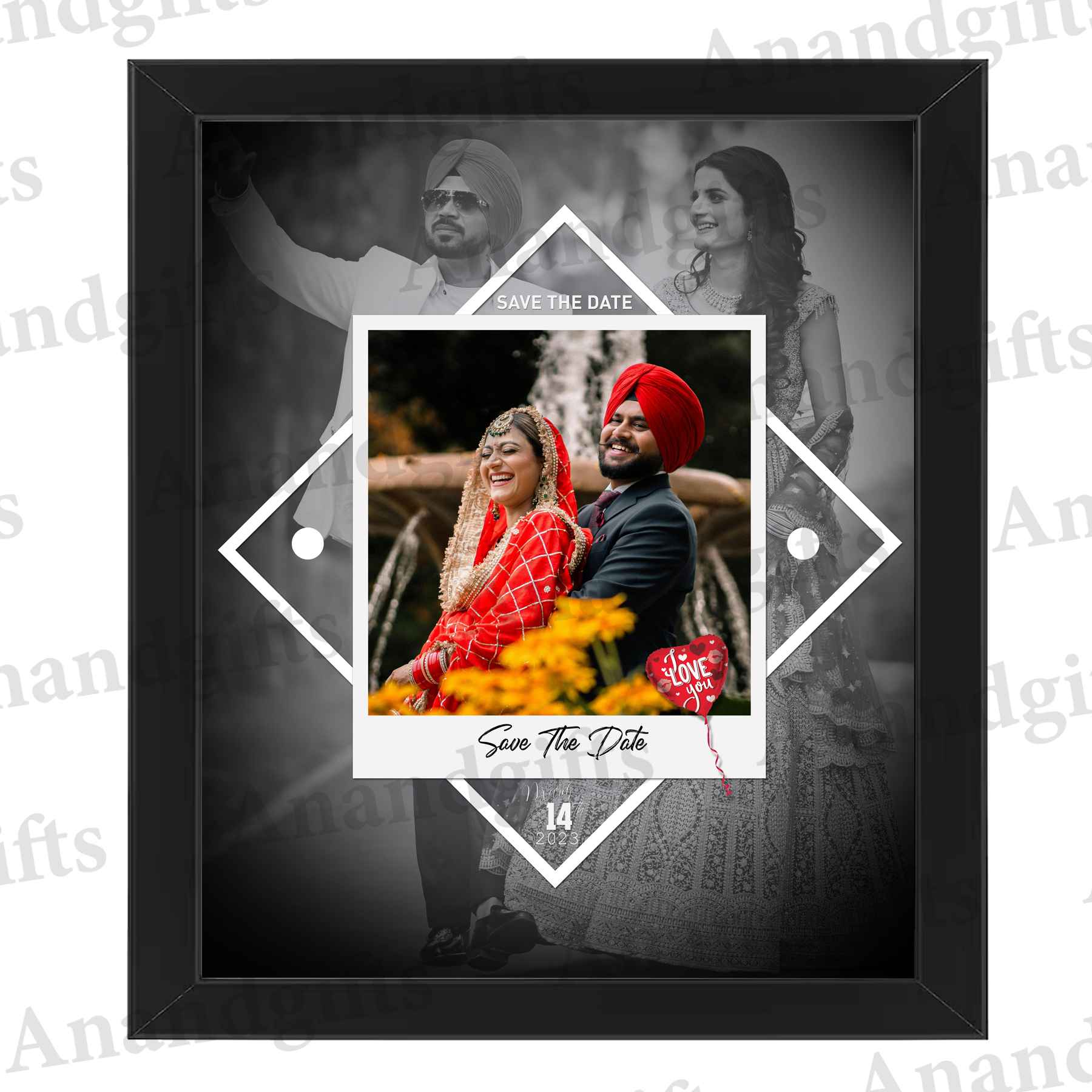 Save the Date – Stylish Personalized Photo Frame for Your Special Day Save the Date – Stylish Personalized Photo Frame for Your Special Day