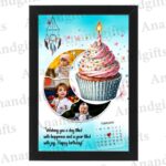 Customized Birthday Photo Frame with 3 Pictures – Unique Gift Idea