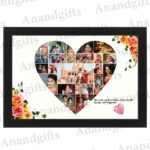 Custom Heart Photo Collage Frame – Perfect Gift for Valentine’s Day, Birthday & Anniversary