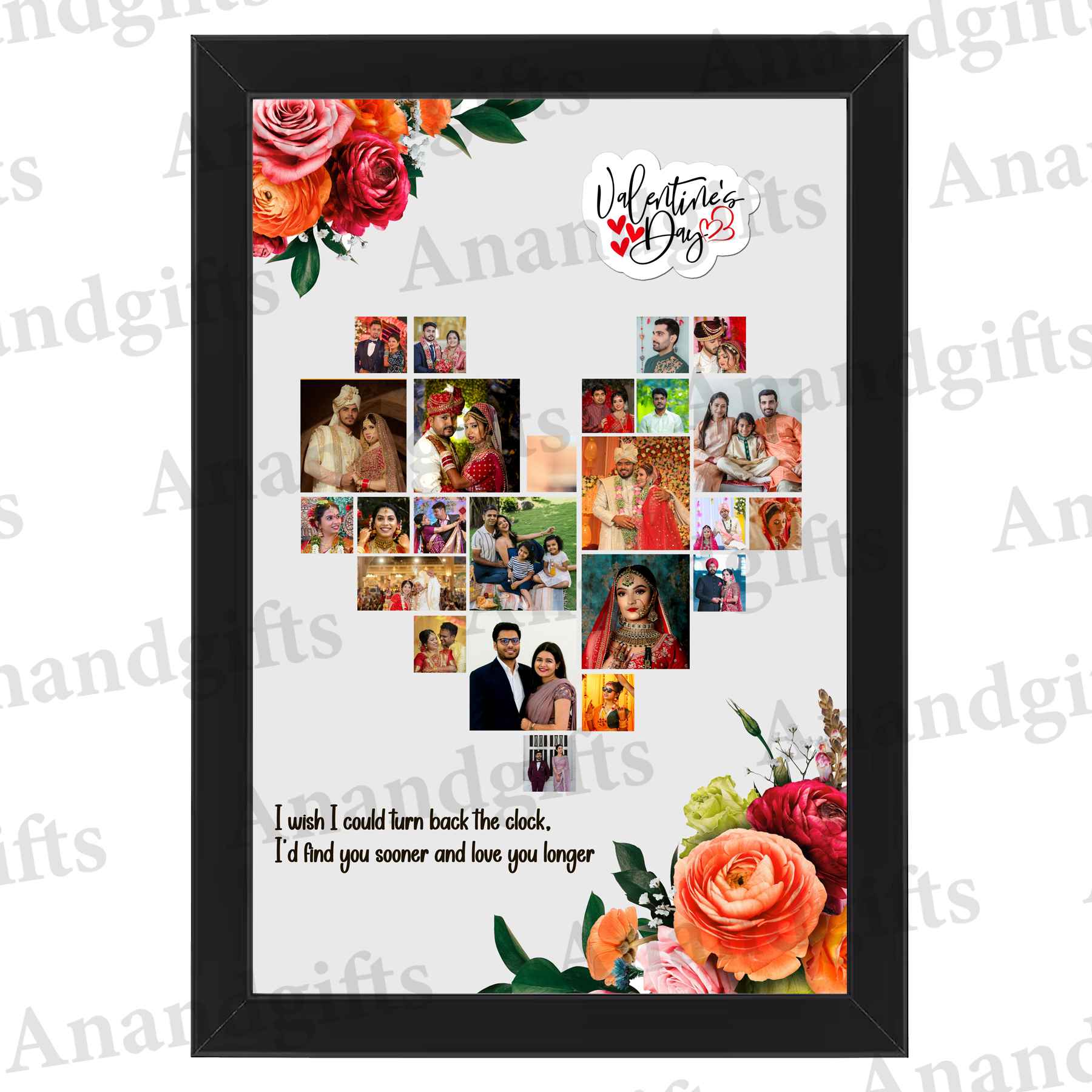 Romantic Heart-Shaped Photo Frame – Perfect for Valentine’s, Birthdays & Anniversaries