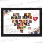 Heart-Shaped Couple Photo Collage Frame – Unique Valentine’s & Anniversary Gift
