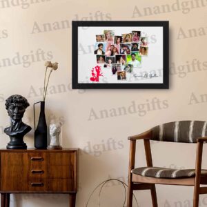 Eternal Love – Heart-Shaped Collage Photo Frame for Anniversary, Wedding & Valentine’s Day