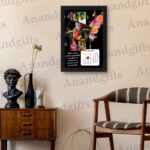 Cherished Moments – 5-Photo Calendar Frame with Quote for for Weddings, Anniversaries, Birthday & Valentine’s Day
