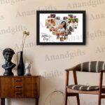 Love in 18 Moments – Heart-Shaped Mother’s Day Collage Frame