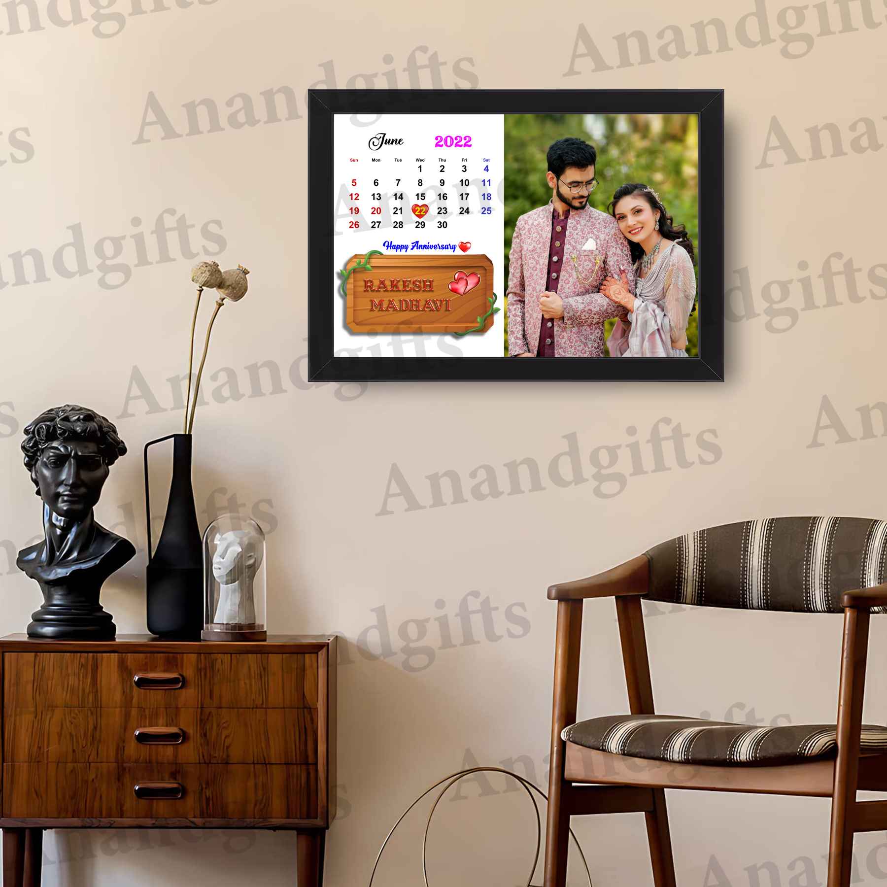 Moments in Time – Single Photo Calendar Frame for Weddings, Anniversaries & Birthdays Moments in Time – Single Photo Calendar Frame for Weddings, Anniversaries & Birthdays