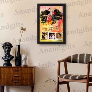 Heartfelt Moments – 4 Photo Heart Collage Frame for Romantic Occasions