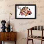 Cherished Moments – 6 Photo Unique Collage Frame for Weddings, Anniversaries & Valentine’s Day