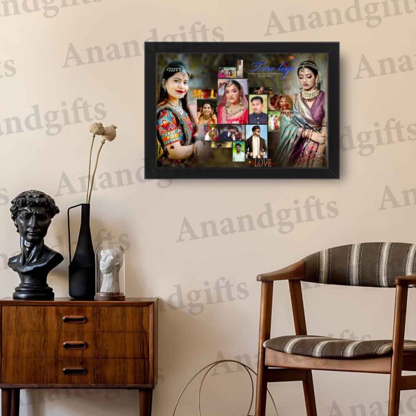 Forever Together – 16 Photo Collage Frame for Weddings, Anniversaries & Engagements