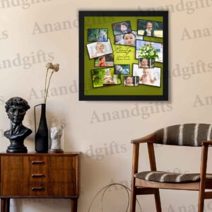 Golden Memories – 12 Photo Collage Frame for Every Special Moment for Weddings, Birthdays & More