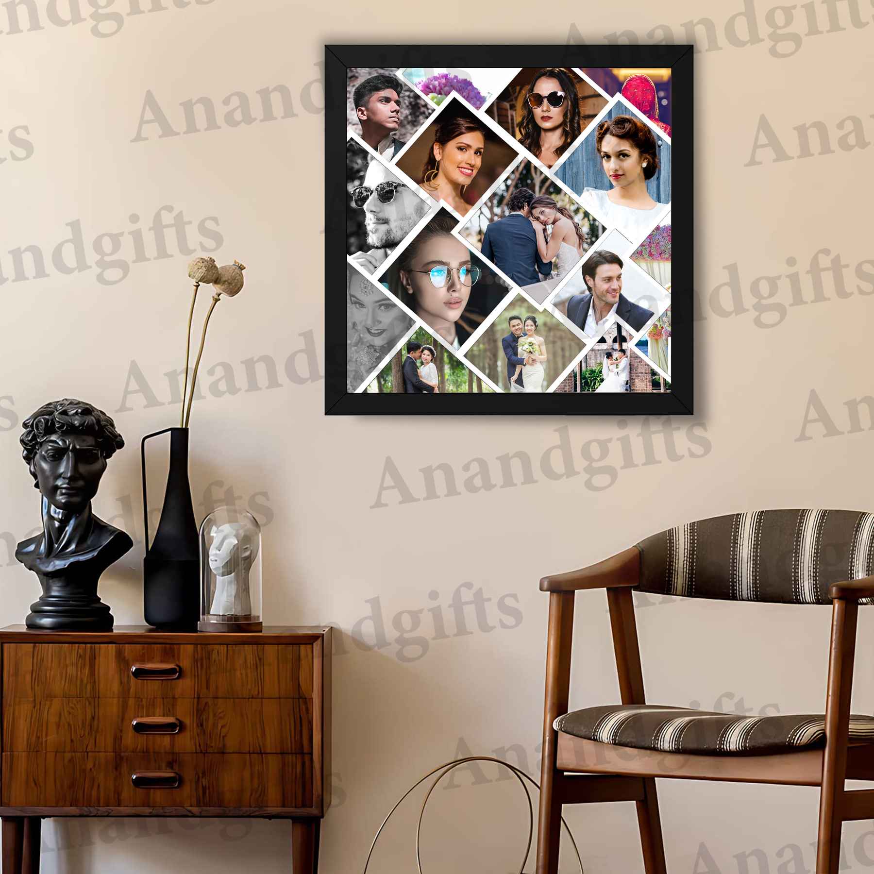 Golden Memories – 16 Photo Collage Frame for Every Special Moment for Weddings, Birthdays & More Golden Memories – 16 Photo Collage Frame for Every Special Moment for Weddings, Birthdays & More