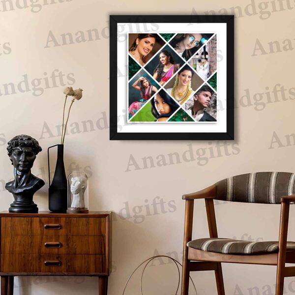 Golden Memories – 8 Photo Collage Frame for Every Special Moment for Weddings, Birthdays & More