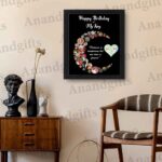 Lunar Memories – Moon-Shaped Collage Photo Frame for Birthdays, Weddings & Engagements