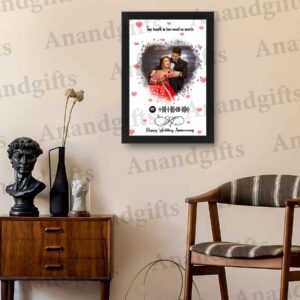 Song of Memories – Personalized Spotify Photo Frame for Weddings & Anniversaries