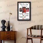 Our Love Story – Personalized Anniversary and wedding Details Photo Frame