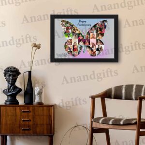 Wings of Love – Butterfly Collage Photo Frame for Anniversaries & Valentine’s Day