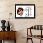 Our Love Story – Personalized Anniversary Details Photo Frame