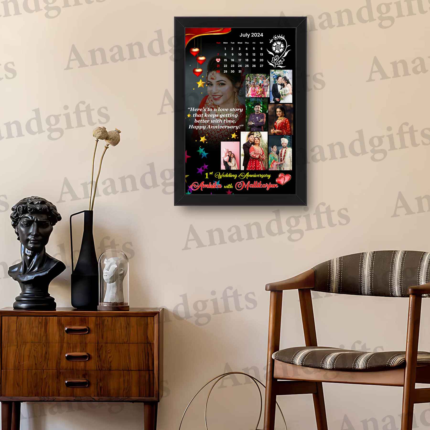 Moments to Remember – Custom Calendar Photo Frame for Special Occasions