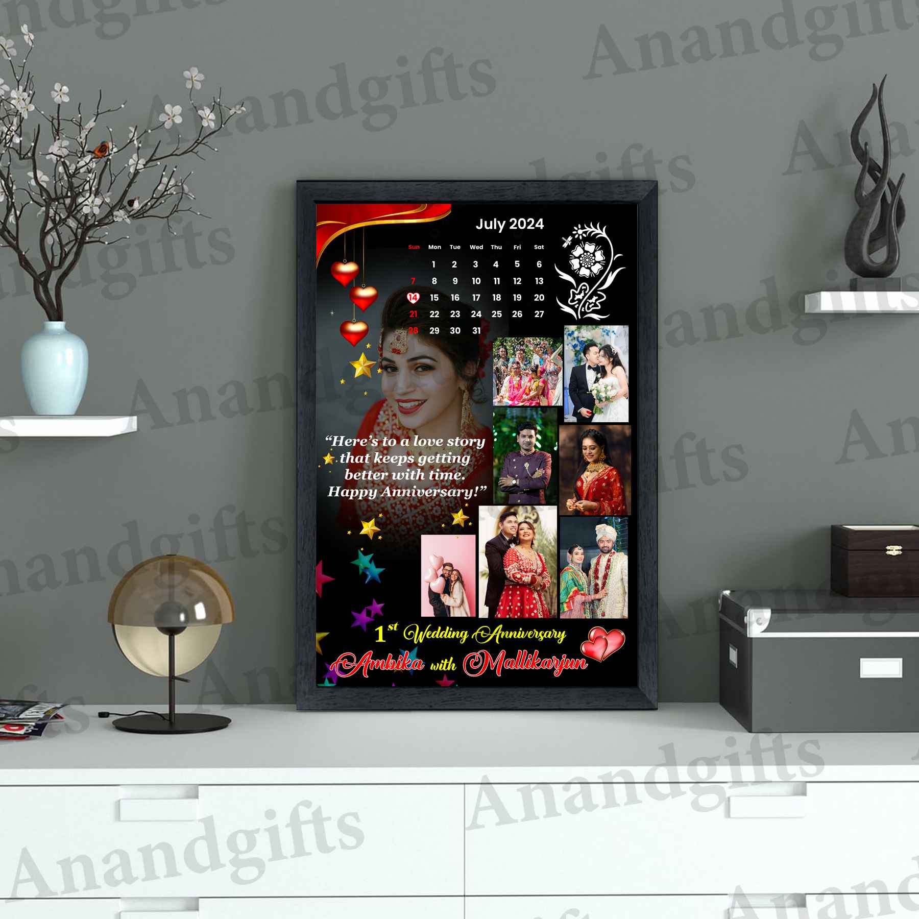 Moments to Remember – Custom Calendar Photo Frame for Special Occasions