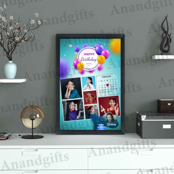 Birthday Vibes – Stylish Personalized Photo Frame