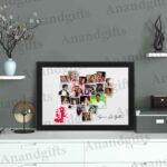 Eternal Love – Heart-Shaped Collage Photo Frame for Anniversary, Wedding & Valentine’s Day