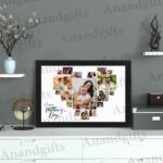 Love in 18 Moments – Heart-Shaped Mother’s Day Collage Frame