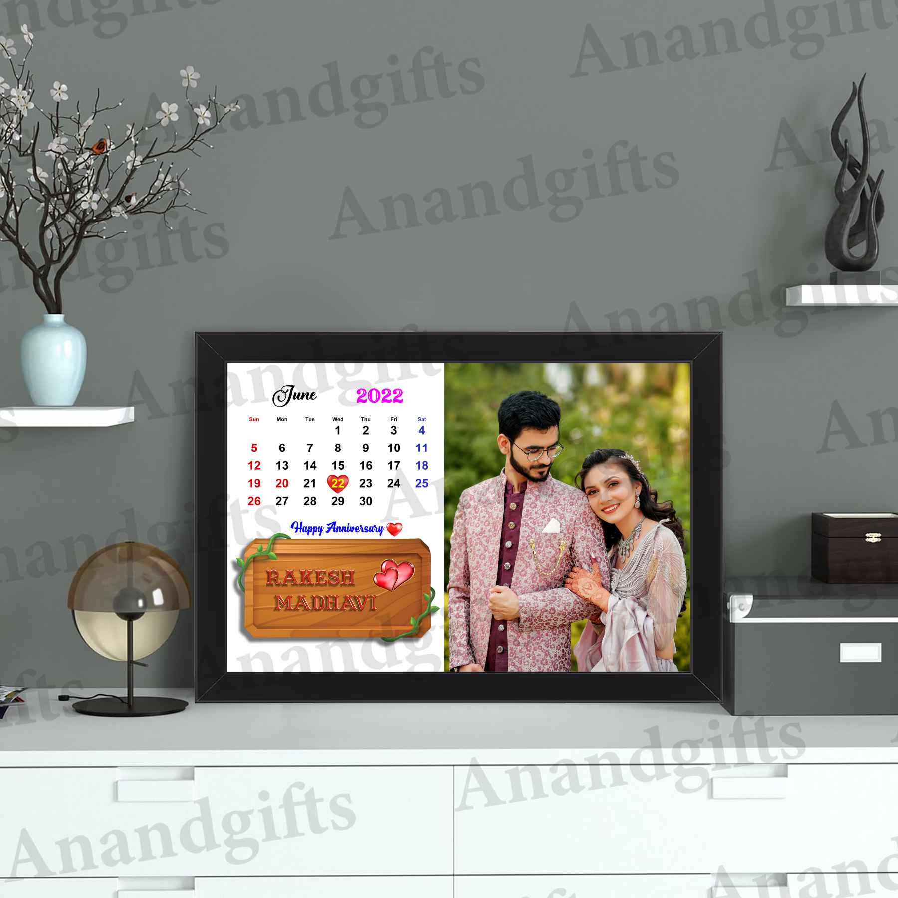 Moments in Time – Single Photo Calendar Frame for Weddings, Anniversaries & Birthdays Moments in Time – Single Photo Calendar Frame for Weddings, Anniversaries & Birthdays