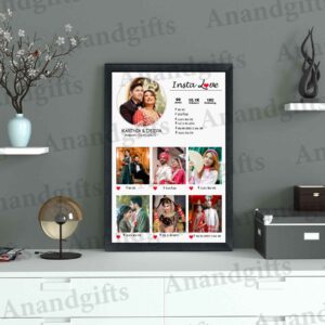Insta love – Personalized Instagram Profile Photo Frame for Weddings & Engagements