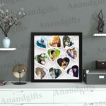 Ten Hearts, One Love – Personalized 10 Photo Heart Collage Frame for Weddings, Anniversaries & Valentine’s Day