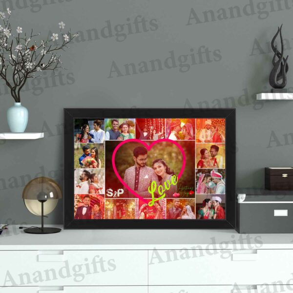 15 Treasured Memories – Personalized Collage Frame for Couples & Celebrations