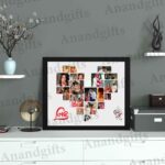 Endless Love – Heart-Shaped Multi-Photo Collage Frame for Weddings, Anniversaries & Valentine’s Day