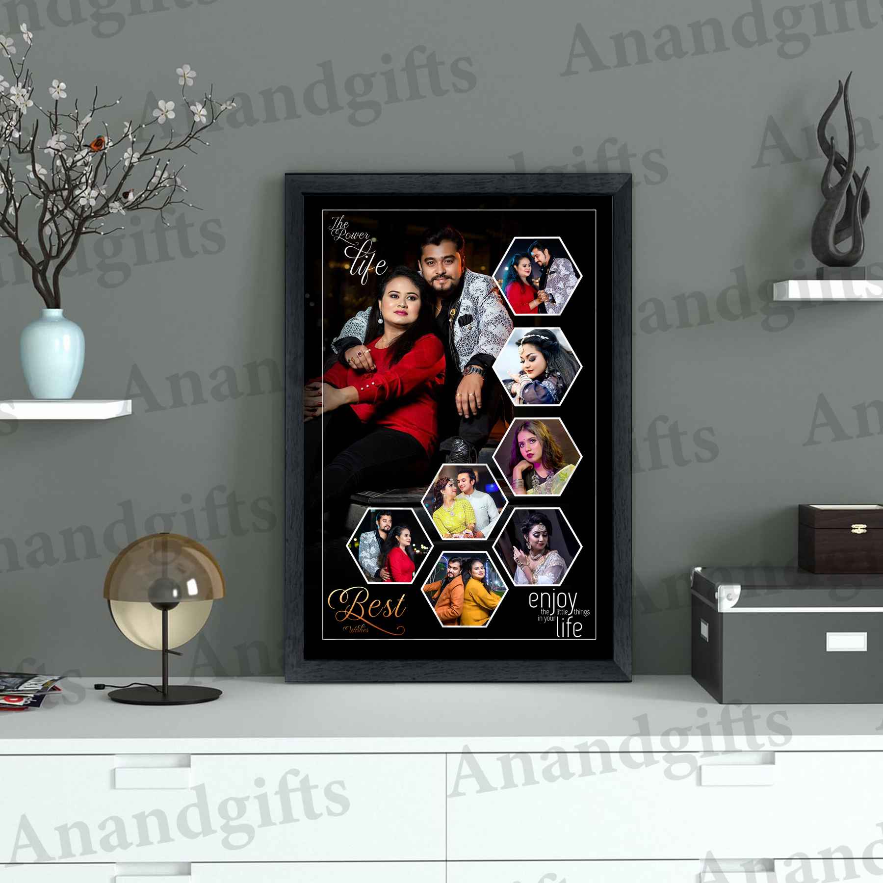 Unique Memories – Personalized Collage Frame for Wedding , Anniversary and Valentine's day Unique Memories – Personalized Collage Frame for Wedding , Anniversary and Valentine's day