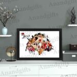 Cherished Moments – 6 Photo Unique Collage Frame for Weddings, Anniversaries & Valentine’s Day