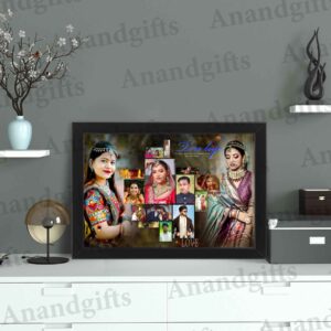 Forever Together – 16 Photo Collage Frame for Weddings, Anniversaries & Engagements