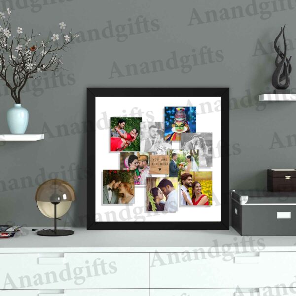 Forever Together – 9 Photo Unique Collage Frame for Weddings, Anniversaries & Valentine’s Day