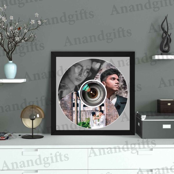 Captured Love – 3 Photo Camera-Shaped Collage Frame for Weddings, Anniversaries & Valentine’s Day