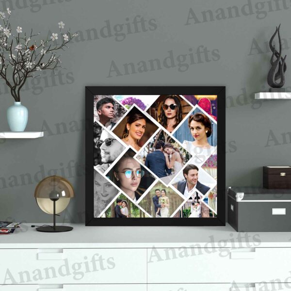 Golden Memories – 16 Photo Collage Frame for Every Special Moment for Weddings, Birthdays & More