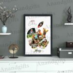 Sweet Memories – Apple-Shaped Birthday Collage Photo Frame