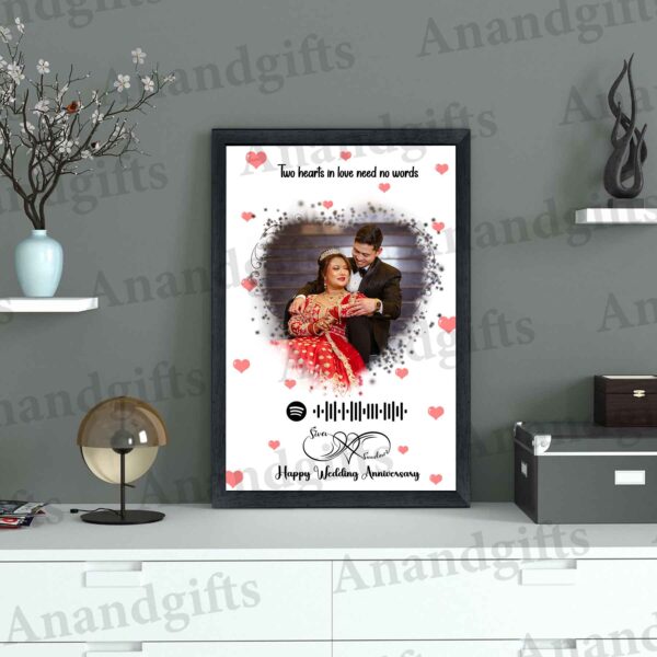 Song of Memories – Personalized Spotify Photo Frame for Weddings & Anniversaries