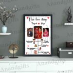 Our Love Story – Personalized Anniversary and wedding Details Photo Frame