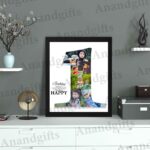 First Year Joy – Personalized 1st Birthday Photo Frame