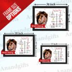 Our Love Story – Personalized Anniversary Details Photo Frame