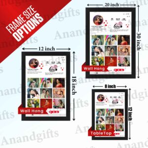 Insta Moments – Personalized Instagram Profile Photo Frame for Birthdays, Weddings & Engagements