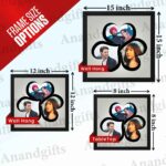 Together Forever – 3 Heart Collage Frame for Wedding, Anniversary & Birthday Gifts